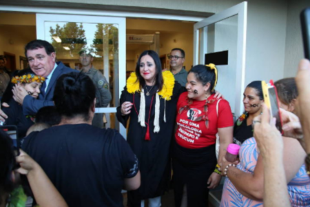 Jovem indígena violentada (Foto: Divulgação)