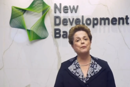 Dilma, que hoje é presidente do banco dos Brics (Foto: Reprodução)