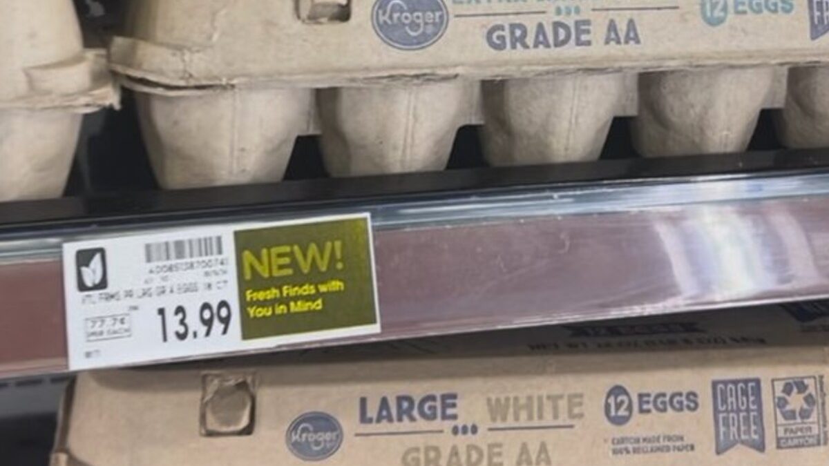 Ovos que custam R$ 74 a dúzia nos Estados Unidos (Foto: Reprodução)