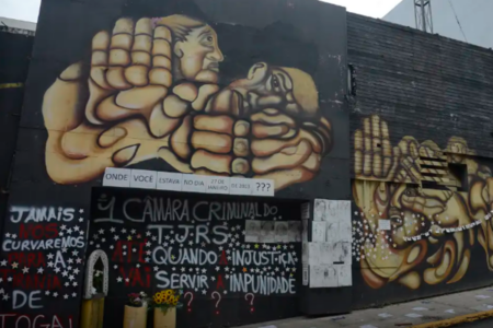 Fachada da boate Kiss, em Santa Maria, 10 anos após incêndio (Foto: Agência Brasil)