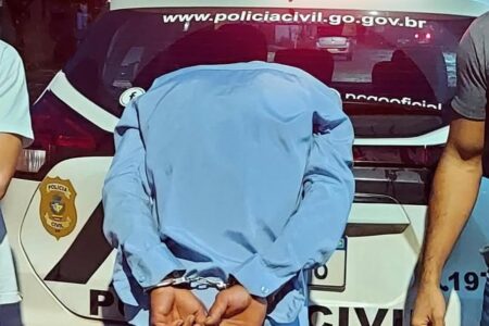 Homem preso por maus-tratos a animal (Foto: Divulgação)