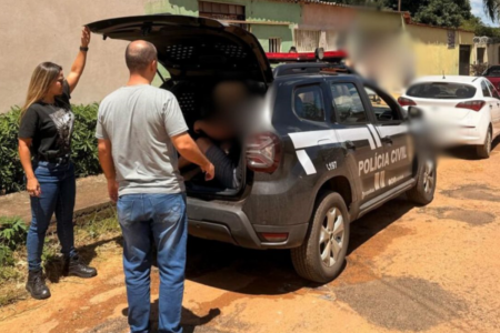 Homem foi preso suspeito de estuprar a filha de 6 anos (Foto: Divulgação PCGO)