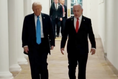 Trump e Netanyahu: após encontro, declarações sobre Gaza (Foto: Reprodução)