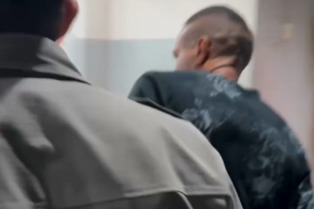 Homem preso no Jardim Goiás (Foto: Reprodução)