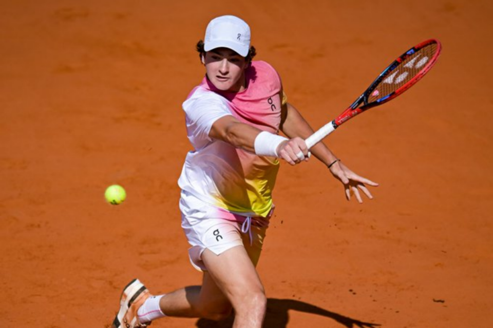 João Fonseca durante ATP de Buenos Aires