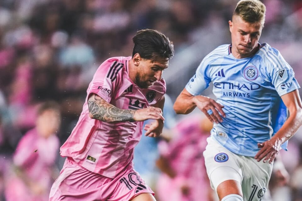 Messi em jogo do Inter Miami pela MLS