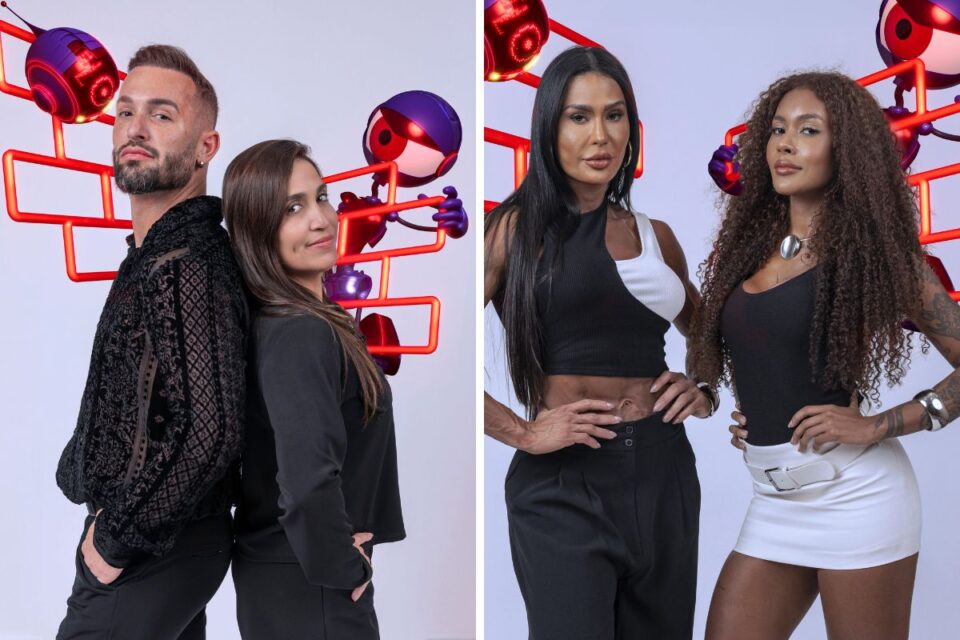 BBB 25: Diego, Dani Hypólito, Gracyanne e Giovanna estão no Paredão