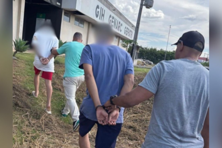 Golpistas são presos em Anápolis (Foto: Reprodução)