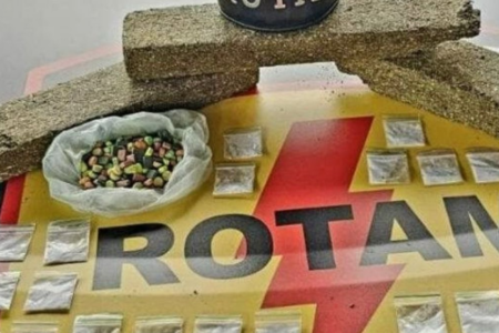 Casal é preso com drogas em Goiânia (Foto: Divulgação)