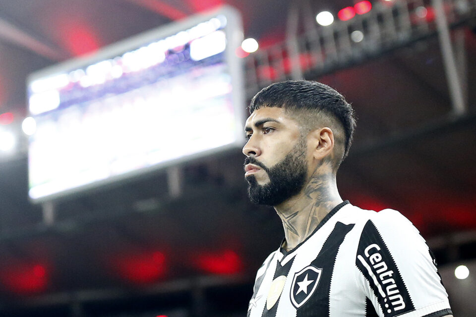 Barboza em jogo pelo Botafogo