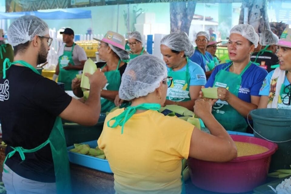 Maior pamonhada do mundo acontece todo ano em Goiás; veja onde Festa é realizada na cidade conhecida como a capital estadual da pamonha 