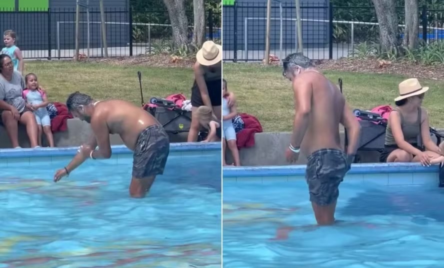 Homem viraliza ao se ensaboar dentro de piscina e lavar até as nádegas Cena foi registrada em parque público na Nova Zelândia