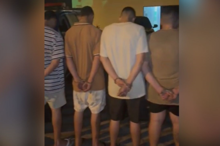 Homens foram presos por tráfico de drogas (Foto: Reprodução)
