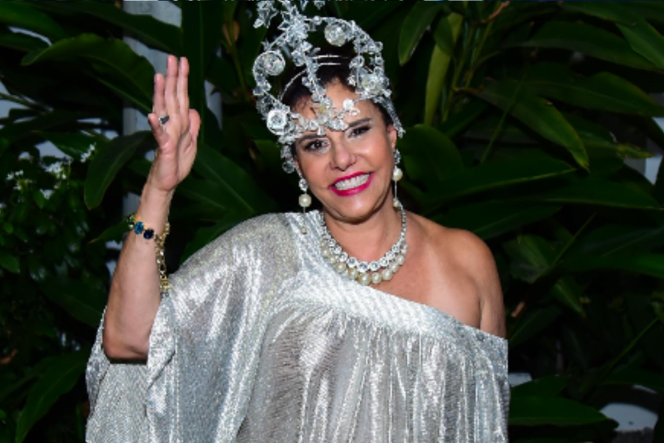 Narcisa Tamborideguy no carnaval do Rio de Janeiro (Foto: Agnews)
