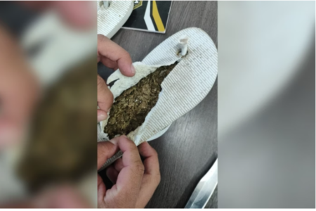 Mãe presa pela Polícia Penal (Foto: Divulgação)