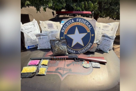 Material apreendido é valido em R$ 70 mil (Foto: Reprodução)