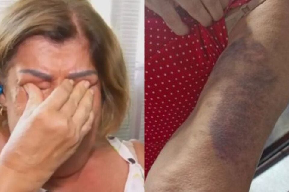 Professora é agredida por família de aluno após cobrar lição de casa em Salvador Célia Regina, repreendeu o comportamento da criança