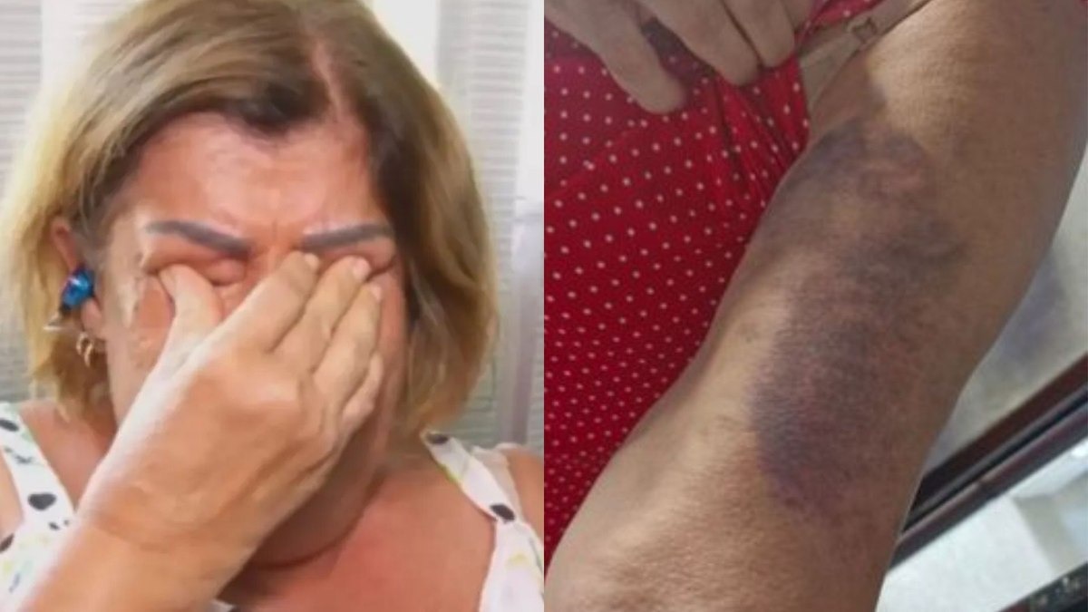 Professora é agredida por família de aluno após cobrar lição de casa em Salvador Célia Regina, repreendeu o comportamento da criança