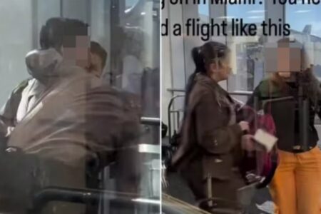 Brasileiros presos em Miami após atacar funcionários de aeroporto; vídeo Casal perdeu horário de embarque para Cancun e forçou passagem