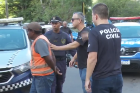 Flanelinhas presos no Serra Dourada (Foto: Reprodução)