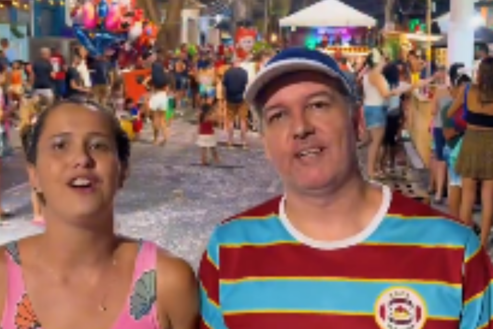 Edu Krieger e Natália Voss, que produziram a paródia (Foto: Reprodução)