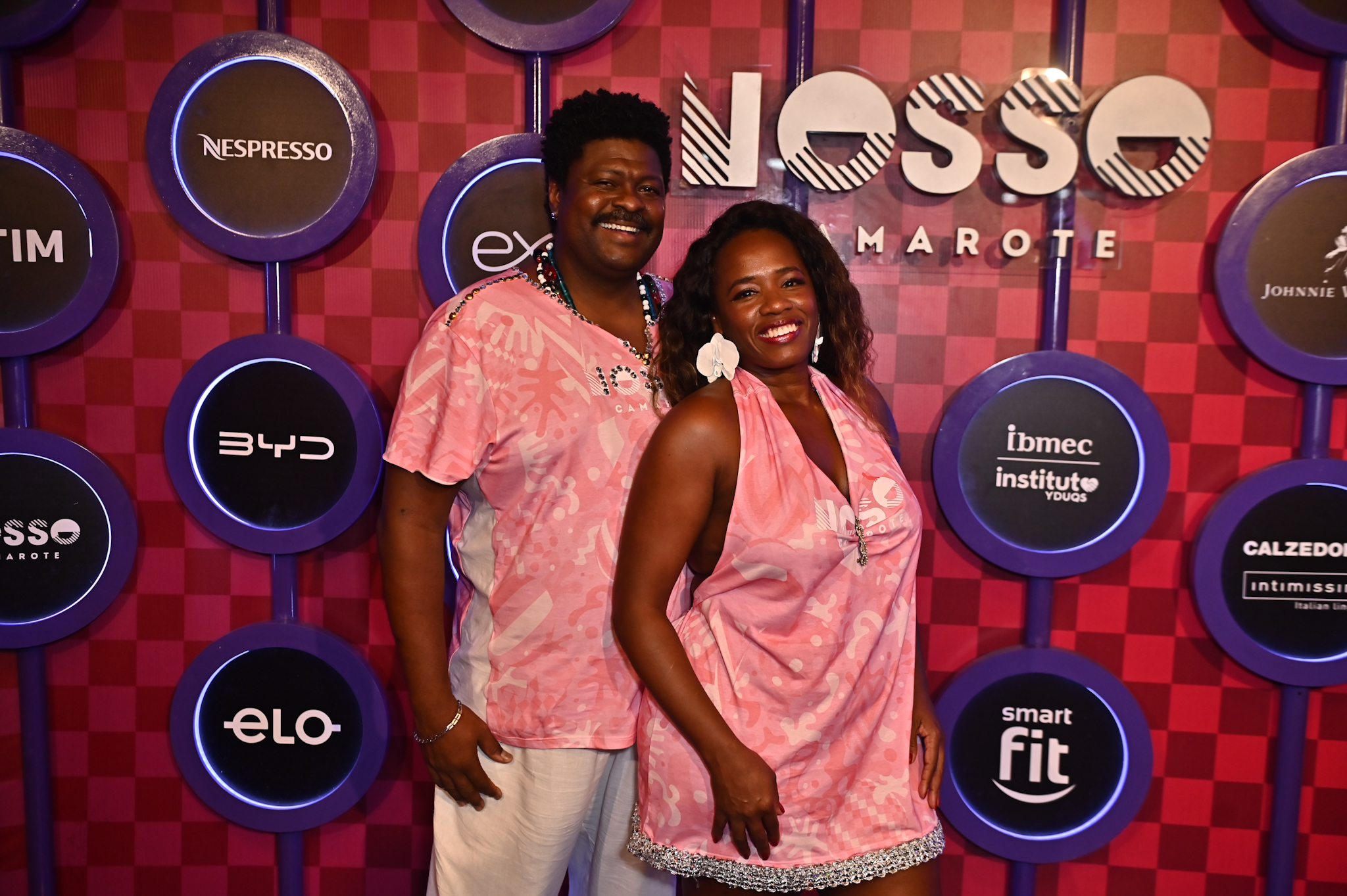 Cridemar Aquino e Tatiana Tibúrcio no carnaval do Rio de Janeiro (Foto: Agnews)
