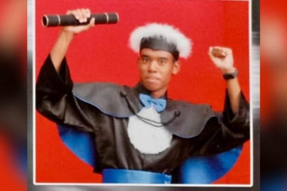 Foto do jovem morto atropelado por viatura