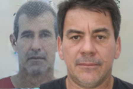 Carlos Vieira Teles, à frente, e José Carlos Sampaio ao fundo (Foto: Reprodução)
