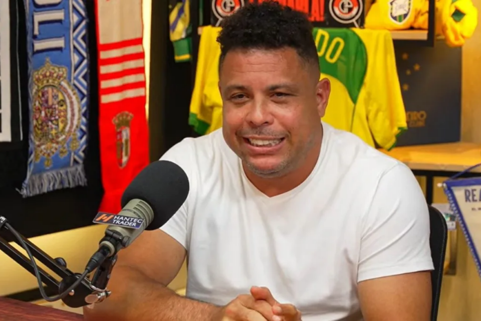 Ronaldo durante participação em podcast