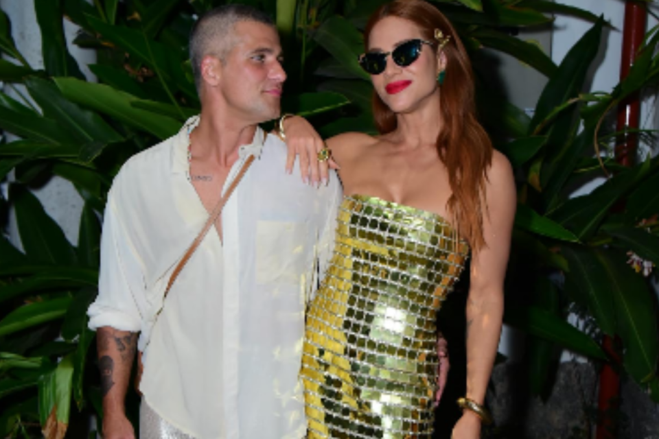 Bruno Gagliasso e Giovanna Ewbank no carnaval do Rio de Janeiro (Foto: Agnews)
