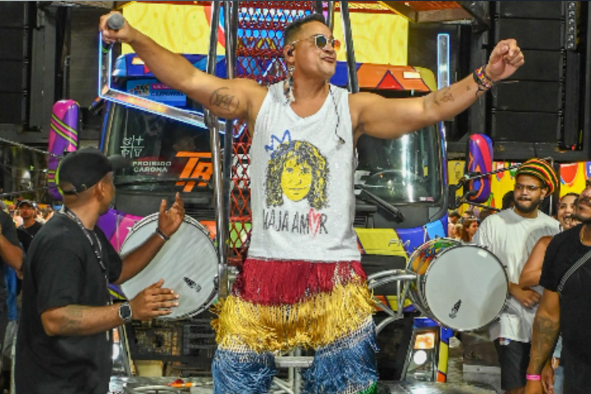 Xanddy Harmonia no carnaval de Salvador (Foto: Agnews)
