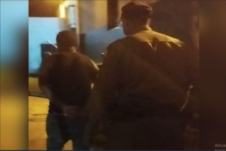 Homem preso por tentativa de homicídio (Foto: Reprodução)