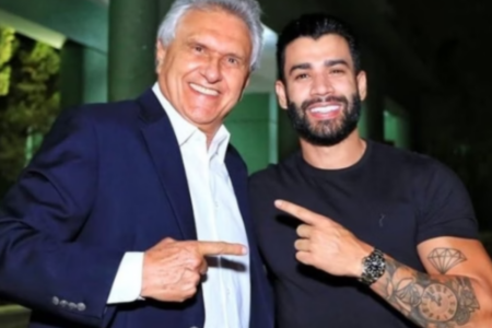 Ronaldo Caiado e Gusttavo Lima (Foto: Instagram)