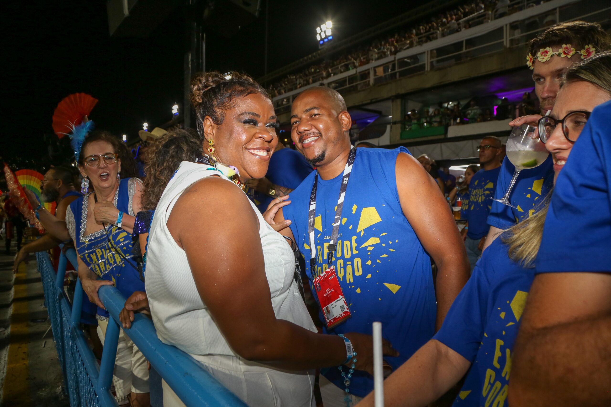  Cacau Protásio no carnaval do Rio de Janeiro (Foto: Agnews)
