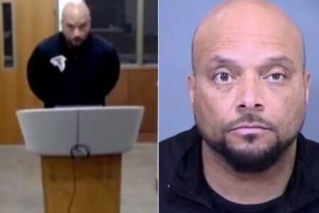 Professor é preso após fazer xixi diante de alunos em sala de aula Menores viram o pênis de Curt Hinton, de 52 anos, enquanto ele se aliviava