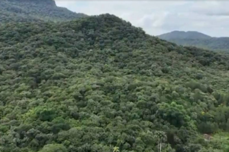 Pai teria levado criança para Morro do Baú, em Blumenau (Foto: Reprodução/TV Globo)