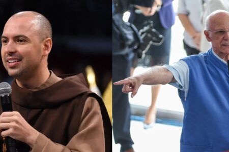 ‘Não adianta rezar às 4h da manhã e chutar morador de rua’, diz Padre Júlio Lancellotti; vídeo Frei Gilson, sacerdote bolsonarista