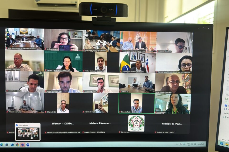 Reunião do consórcio Brasil Verde (Foto: Reprodução)