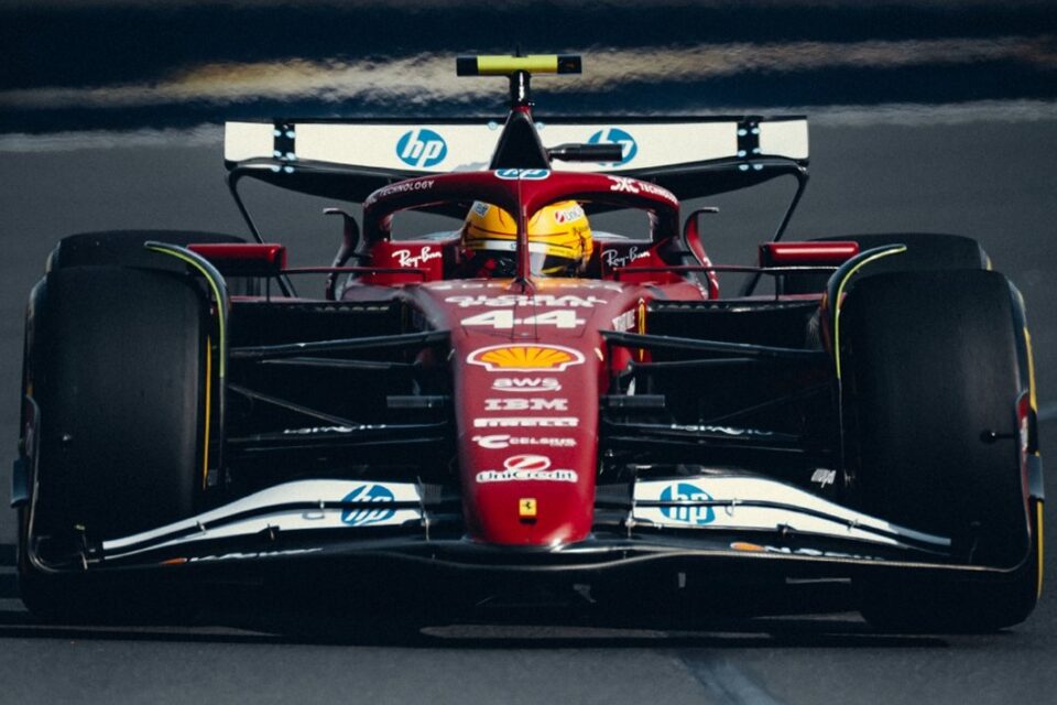 Lewis Hamilton, piloto da Ferrari