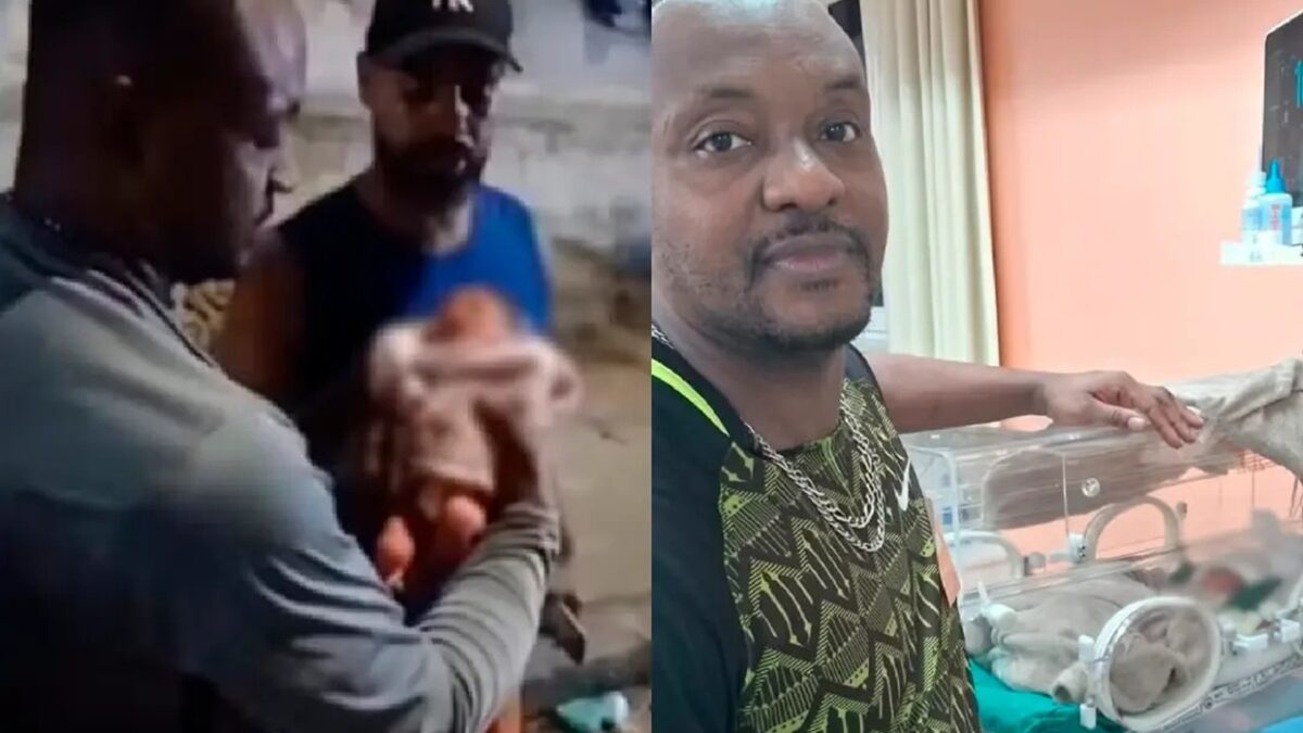 Gari que encontrou bebê no lixo já tinha achado outro 19 anos atrás; ele pretende adotar criança Samuel da Silva dos Santos