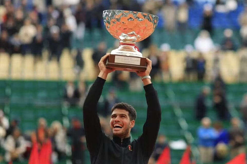 Carlos Alcaraz, campeão do Masters 1000 de Monte Carlo