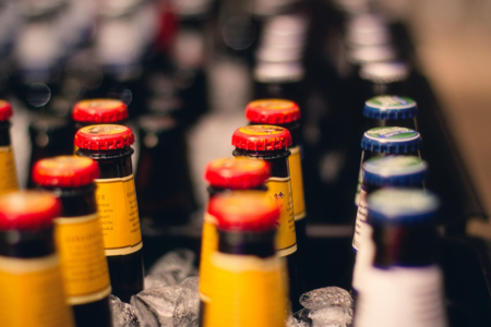 Imagem de garrafas de cerveja