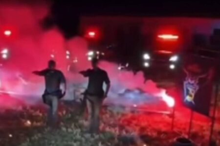 PM de São Paulo investiga policiais após vídeo que remete à supremacia branca e nazismo cruz em chamas gestos de grupos nazistas