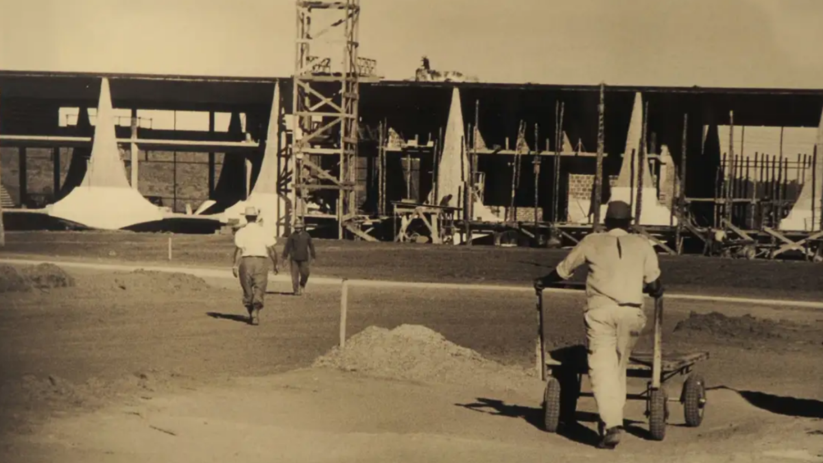Brasília em construção (Foto: Governo do DF)