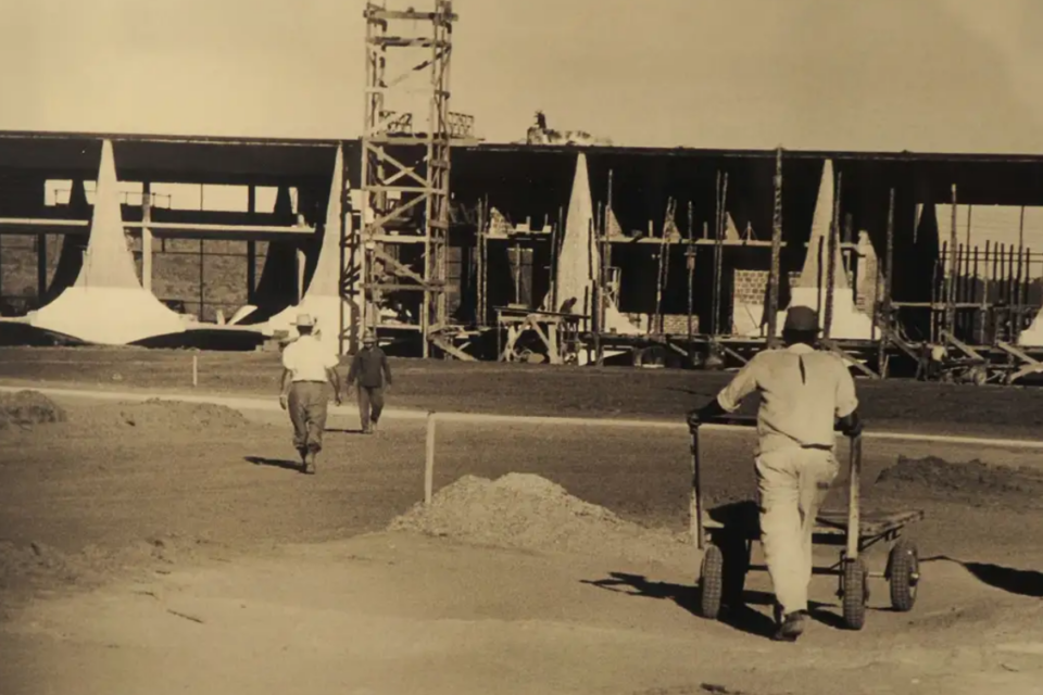 Brasília em construção (Foto: Governo do DF)