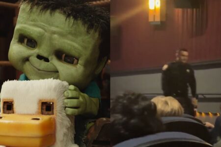 Pipoca pra cima e galinha viva: Polícia retira crianças de cinema durante exibição de Minecraft Jovens apresentaram comportamento disruptivo