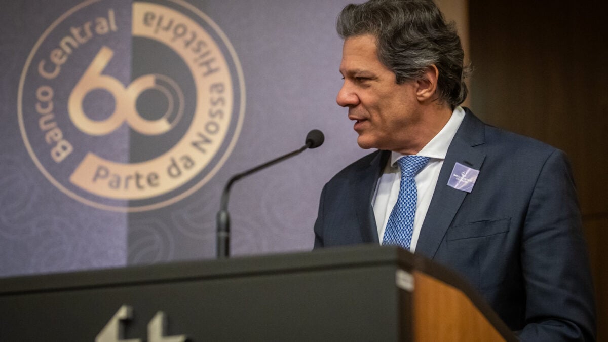 Fernando Haddad: embolado com Tarcísio e Ciro em cenário sem Lula (Foto: Ministério da Fazenda)