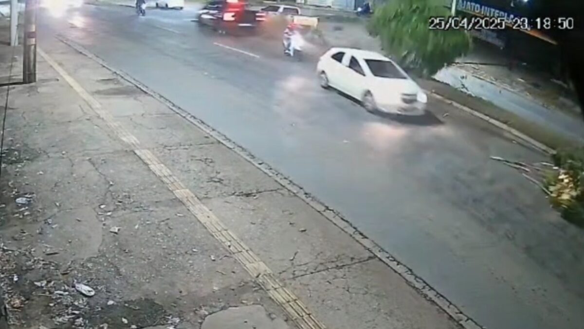 Martinho Douglas, que morreu no local Vídeo mostra acidente que vitimou motociclista na Perimetral Norte em Goiânia