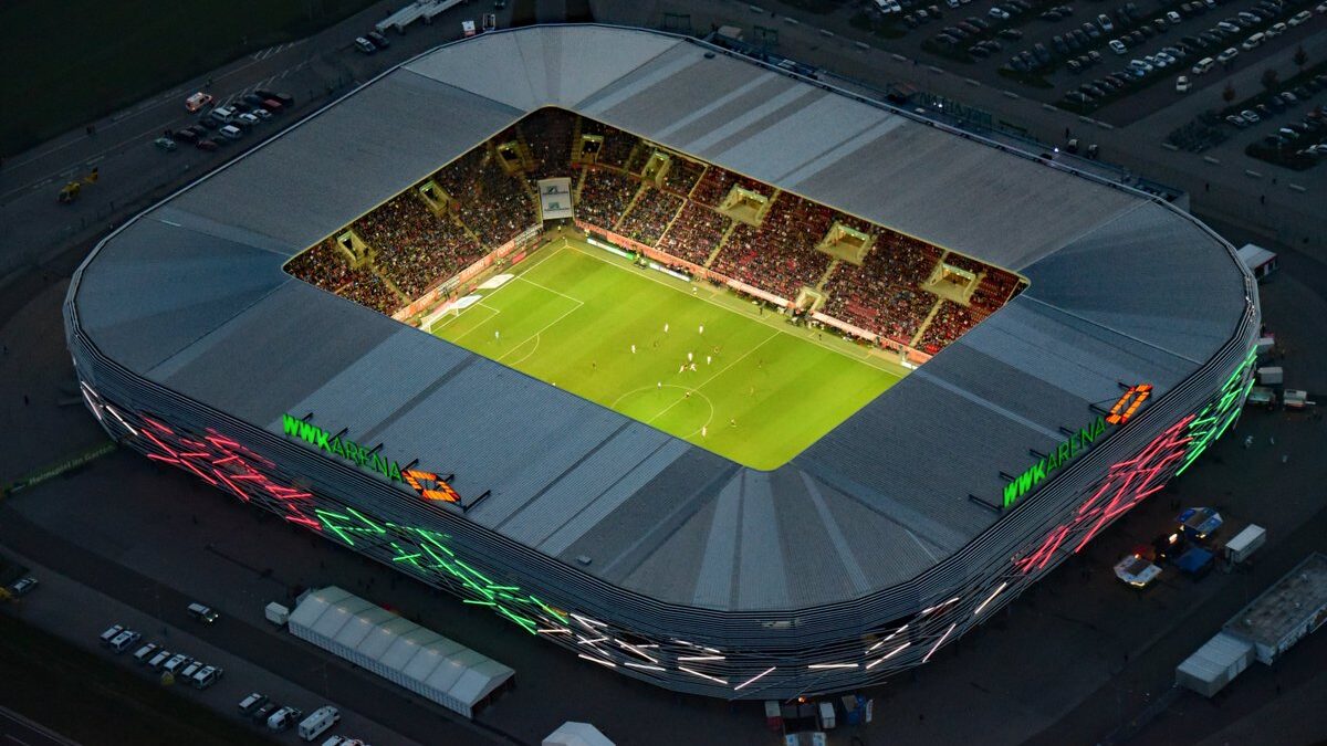 WWK Arena, em Augsburg, na Alemanha
