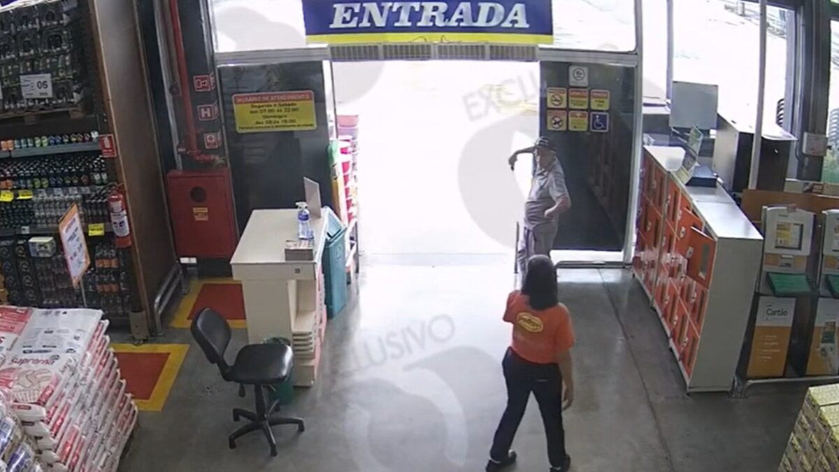 Silvia e o ex-marido conversaram por 5 minutos na entrada do atacadista antes do homicídio
